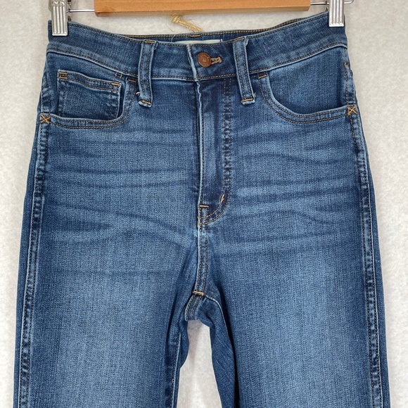 Madewell Womens Curvy Roadtripper Medium Wash Skinny Jeans - Picture 2 of 12